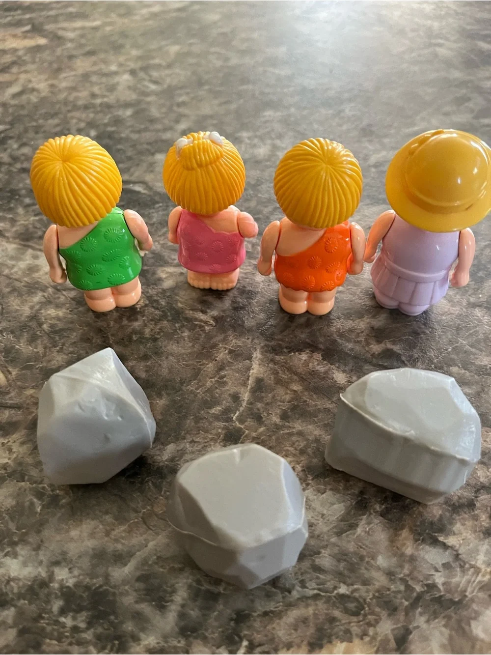 Vintage 1980s “My Happy Town Folks” figures